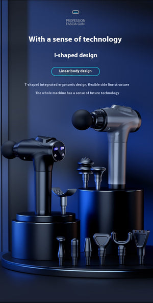 Unwind with the Electric Multifunction Massage Gun for Muscle Therapy