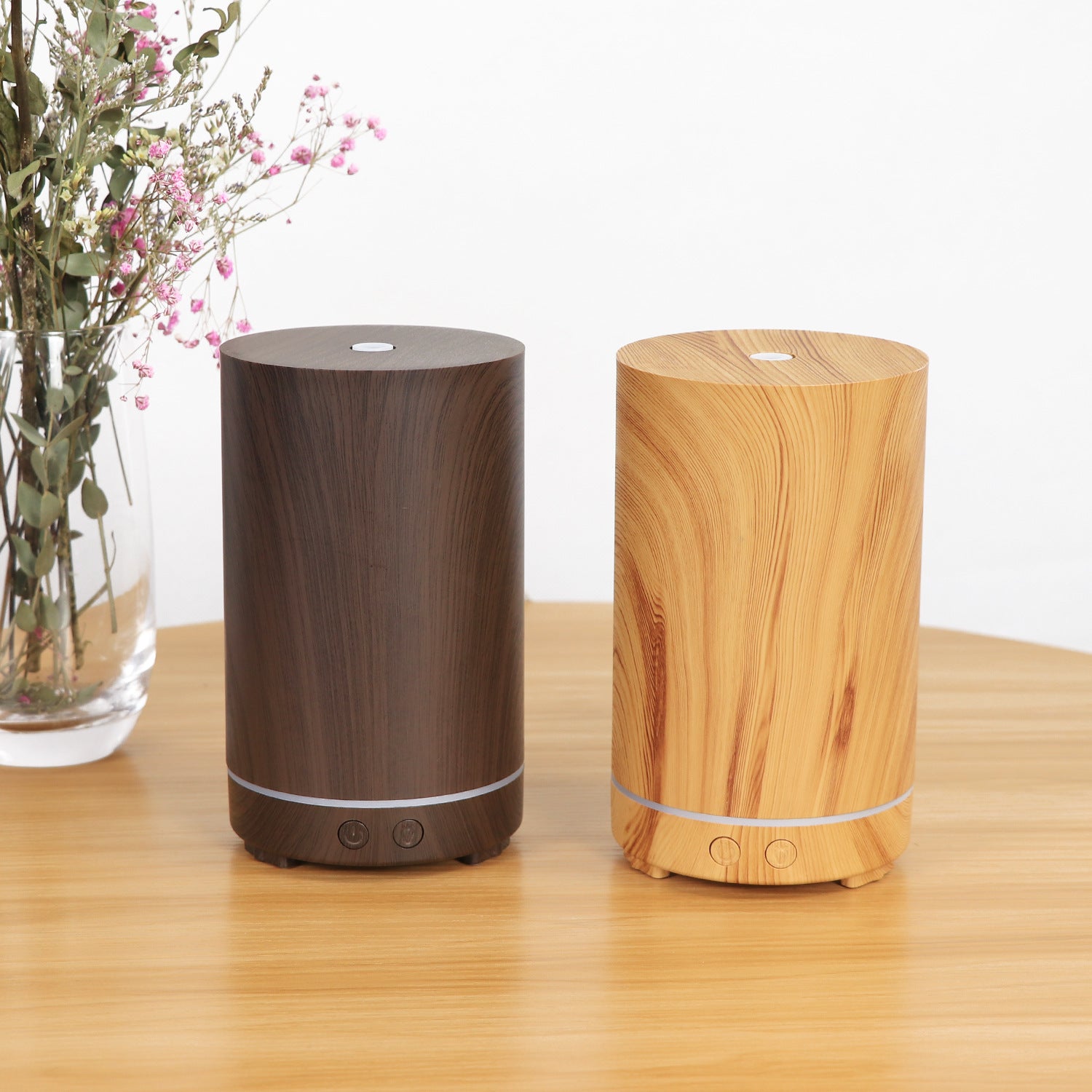 Wood Grain Humidifier For Home Office Aromatherapy Diffuser