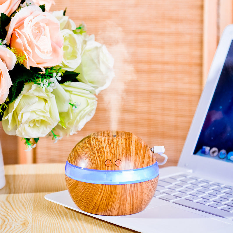 Wood Grain Humidifier Aromatherapy Diffuser For Home And Office