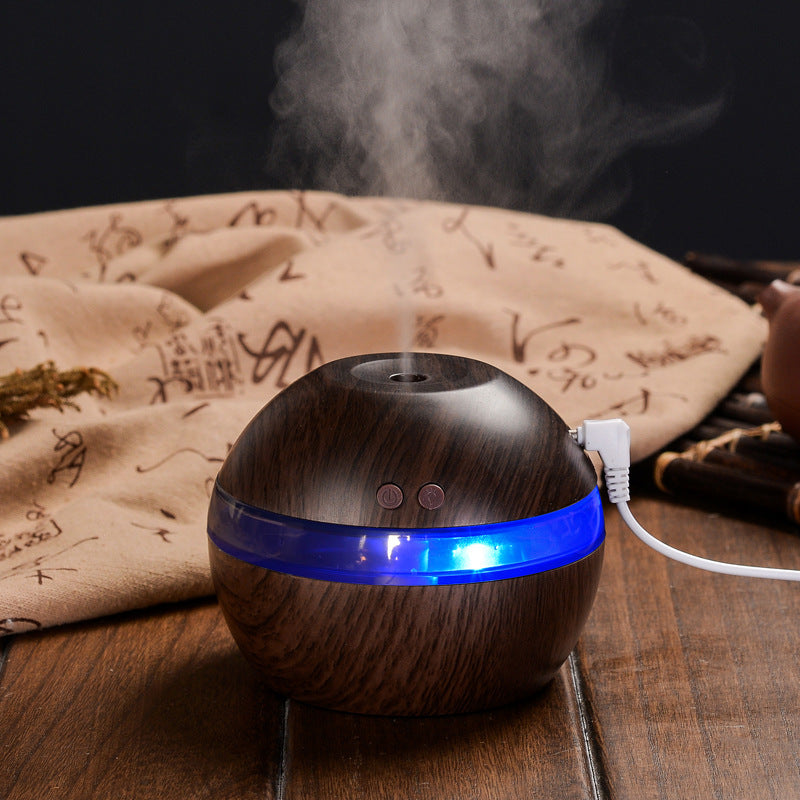 Wood Grain Humidifier Aromatherapy Diffuser For Home And Office