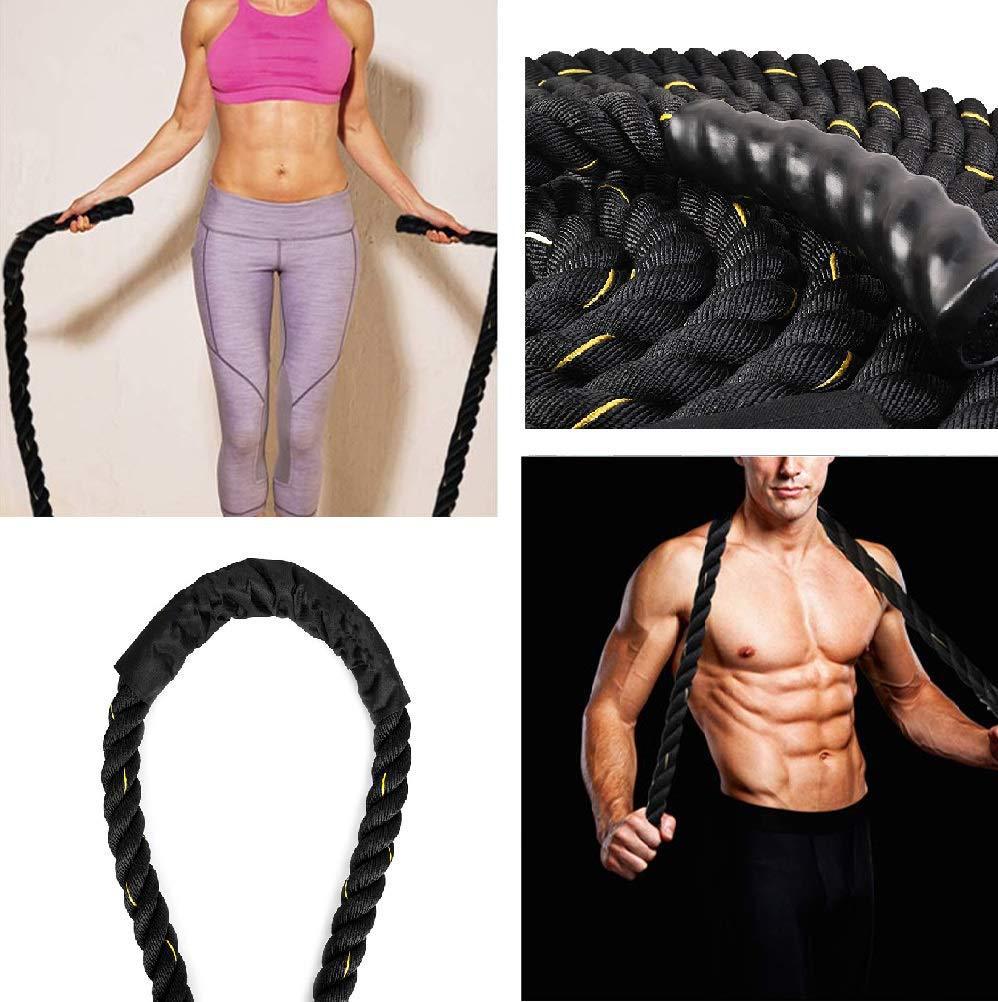Heavy-Duty Triple-Strand Jump Rope For Fitness And Strength Training