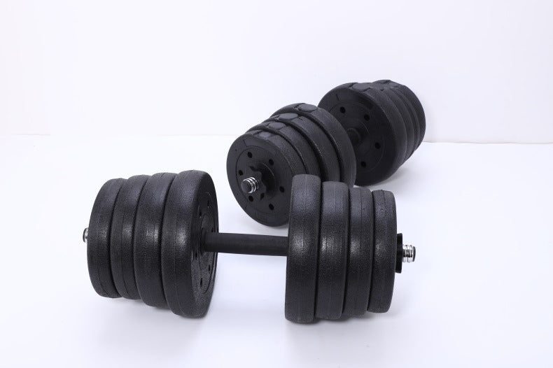 Round Head Rubber-Coated Dumbbell Multi-Weight Men’s Barbell For Fitness