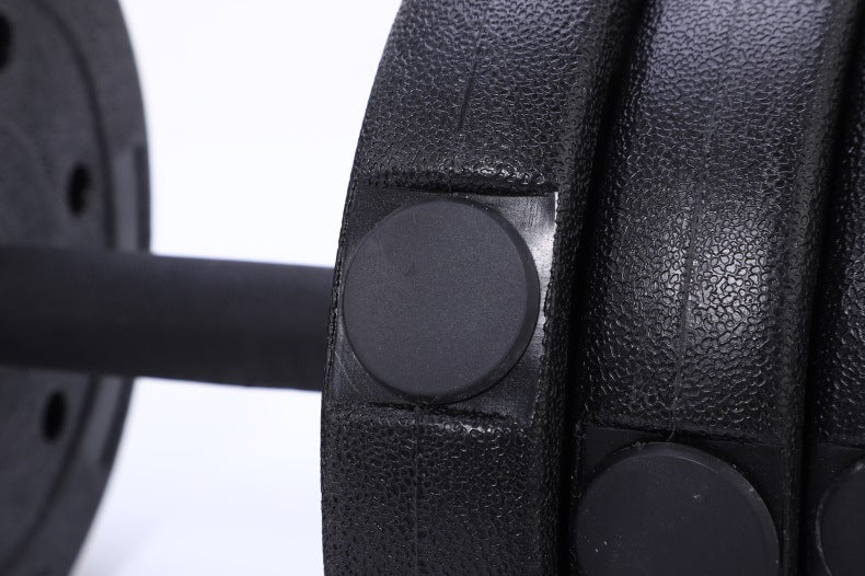 Round Head Rubber-Coated Dumbbell Multi-Weight Men’s Barbell For Fitness