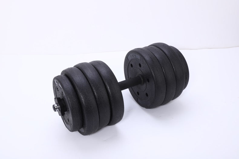Round Head Rubber-Coated Dumbbell Multi-Weight Men’s Barbell For Fitness