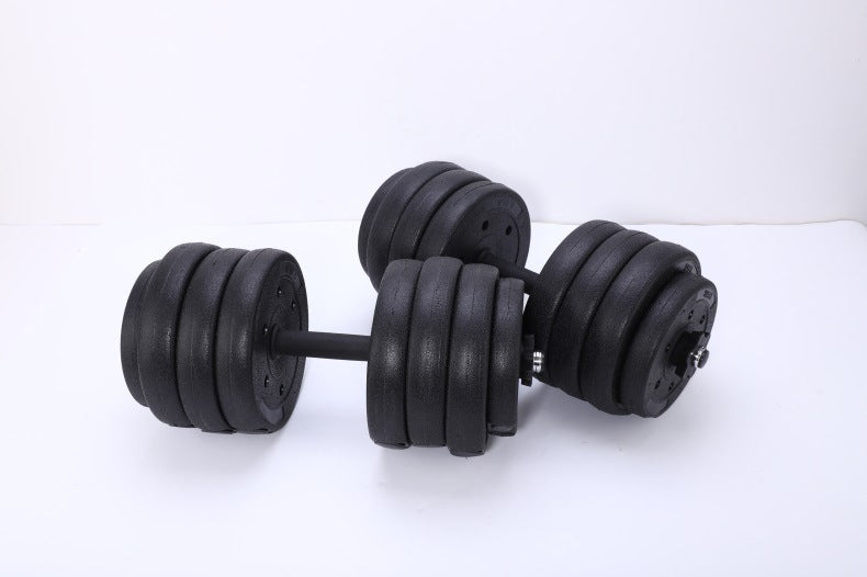 Round Head Rubber-Coated Dumbbell Multi-Weight Men’s Barbell For Fitness