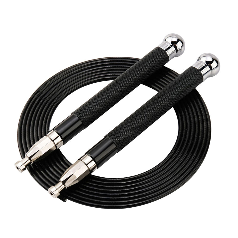 Aluminum Handle Steel Wire Jump Rope With Double-Bearing Self-Lock