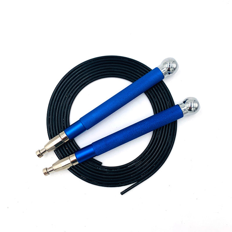 Aluminum Handle Steel Wire Jump Rope With Double-Bearing Self-Lock