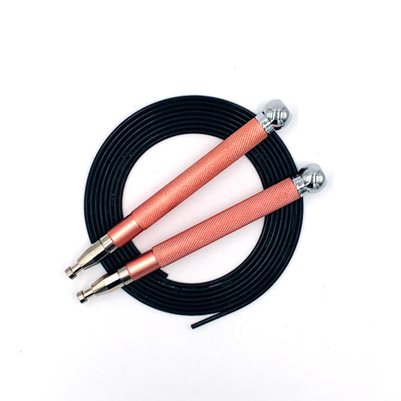Aluminum Handle Steel Wire Jump Rope With Double-Bearing Self-Lock