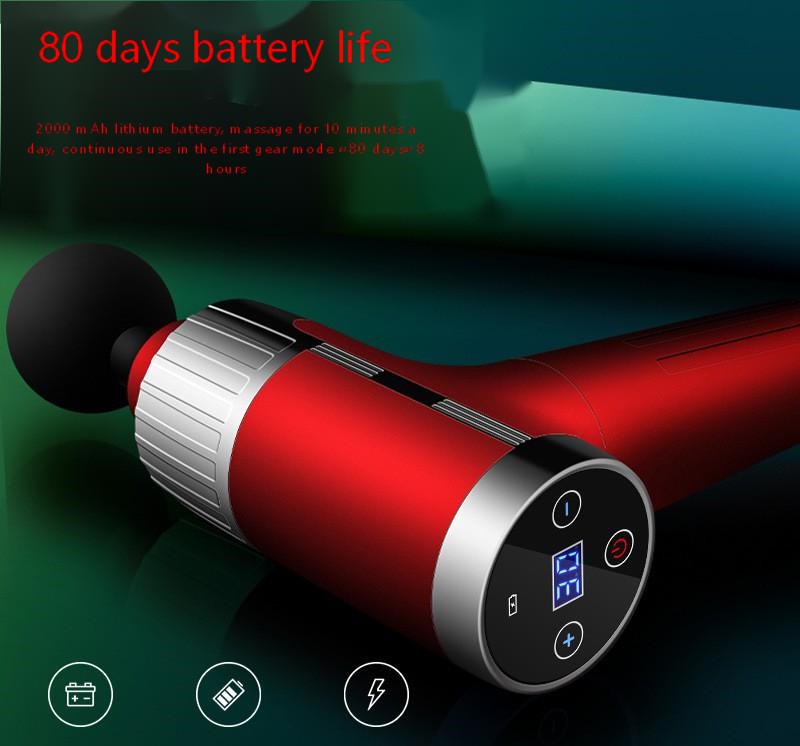 Mini Electric Fascia Gun Muscle Relaxation Fitness Massager Tool