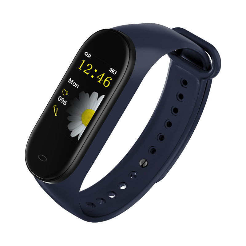 Smart Fitness Tracker Bracelet Waterproof Heart Rate Blood Pressure Monitor