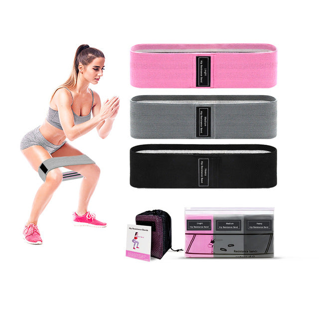 Fabric Resistance Bands For Fitness And Strength Training
