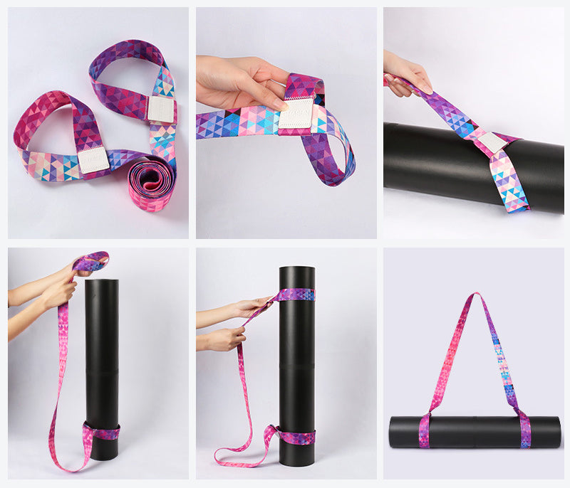 Yoga Mat Carry Strap Adjustable Lightweight Exercise Holder