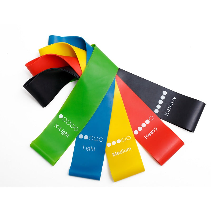 Yoga Resistance Bands Rubber Exercise Bands For Pilates And Fitness