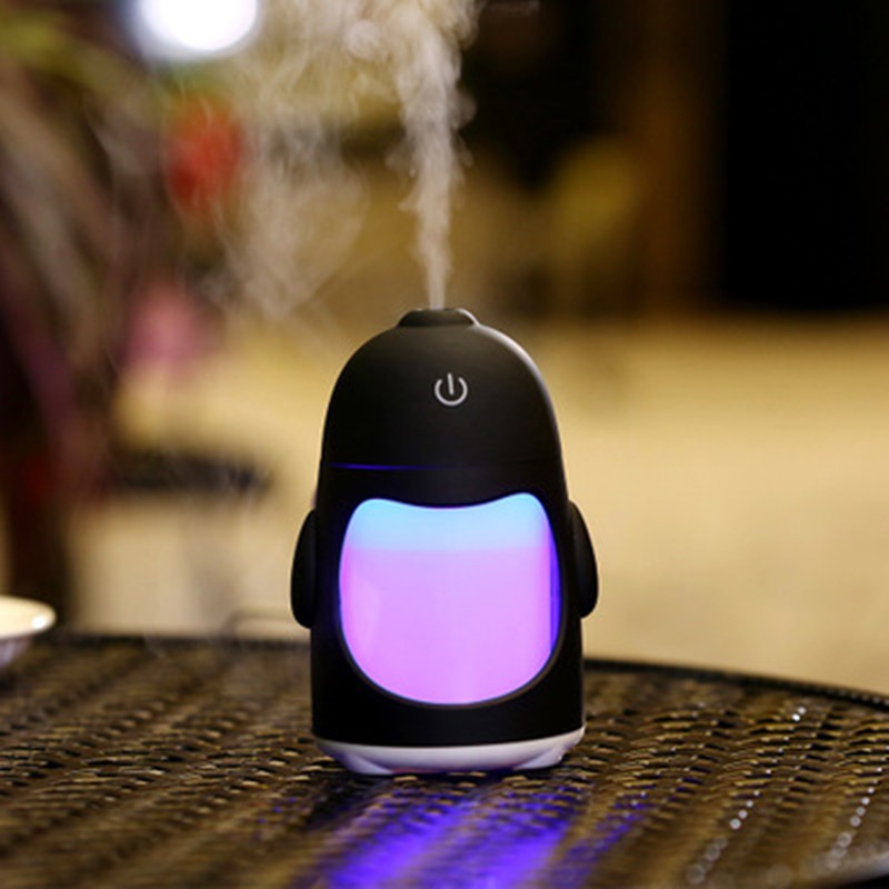 Penguin Car Humidifier Portable Air Mist Diffuser For Vehicles