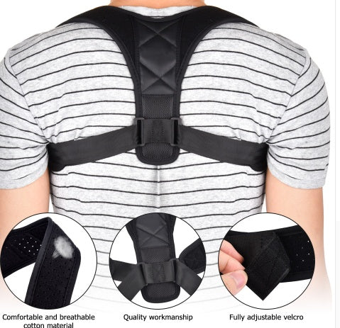 Adjustable Back Posture Corrector with Lumbar Support