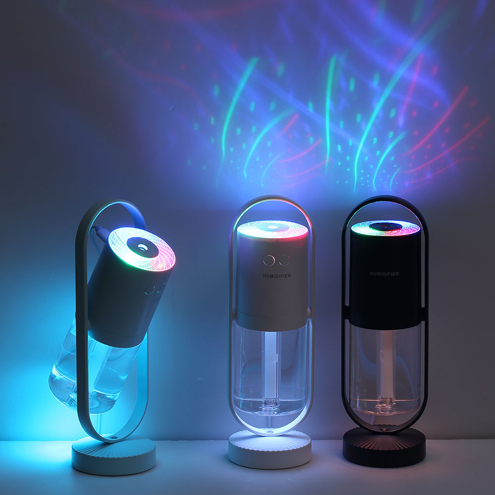 Portable 200ml USB Rechargeable Car Humidifier With Colorful Light