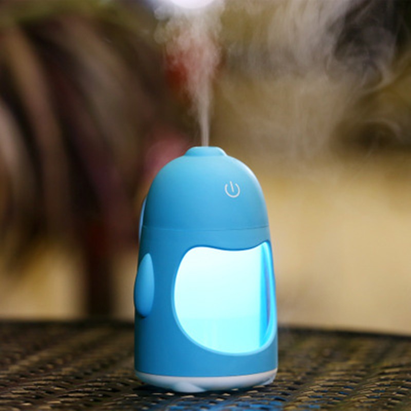 Penguin Car Humidifier Portable Air Mist Diffuser For Vehicles