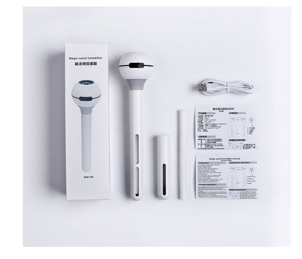Magic Wand Style Mini Humidifier For Home And Office Use