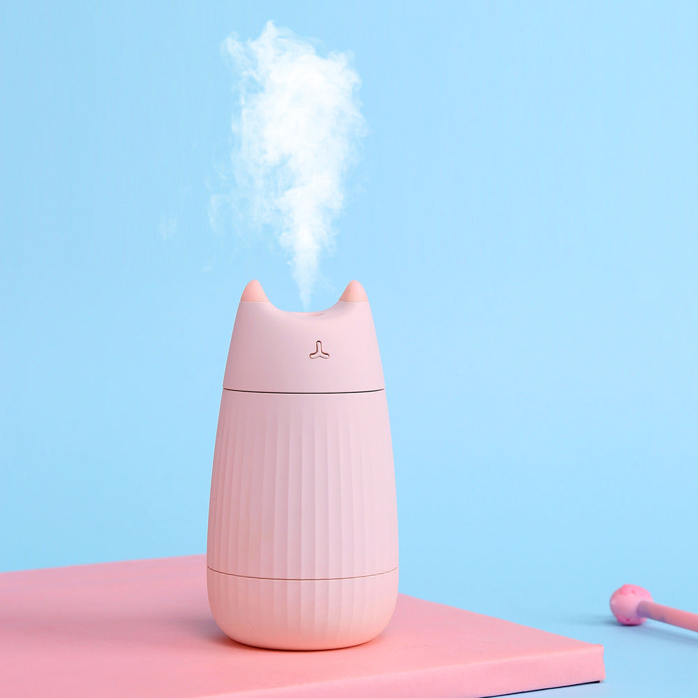 Cat-Shaped Mini Humidifier Portable Mist Diffuser