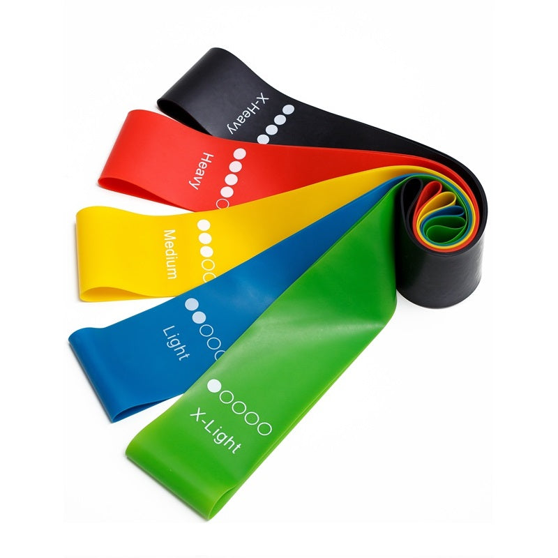 Yoga Resistance Bands Rubber Exercise Bands For Pilates And Fitness