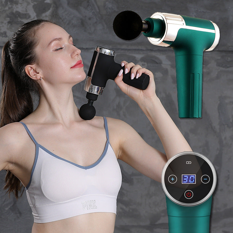 Mini Electric Fascia Gun Muscle Relaxation Fitness Massager Tool