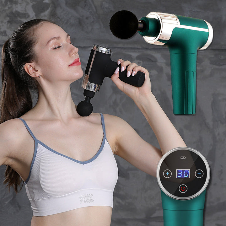 Mini Electric Fascia Gun Muscle Relaxation Fitness Massager Tool