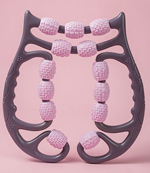 Three-Wheel Leg Roller Massager for Muscle Relaxation