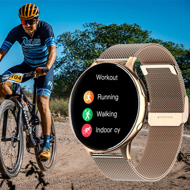Round Smart Watch Bluetooth Calling Fitness Tracker For Men