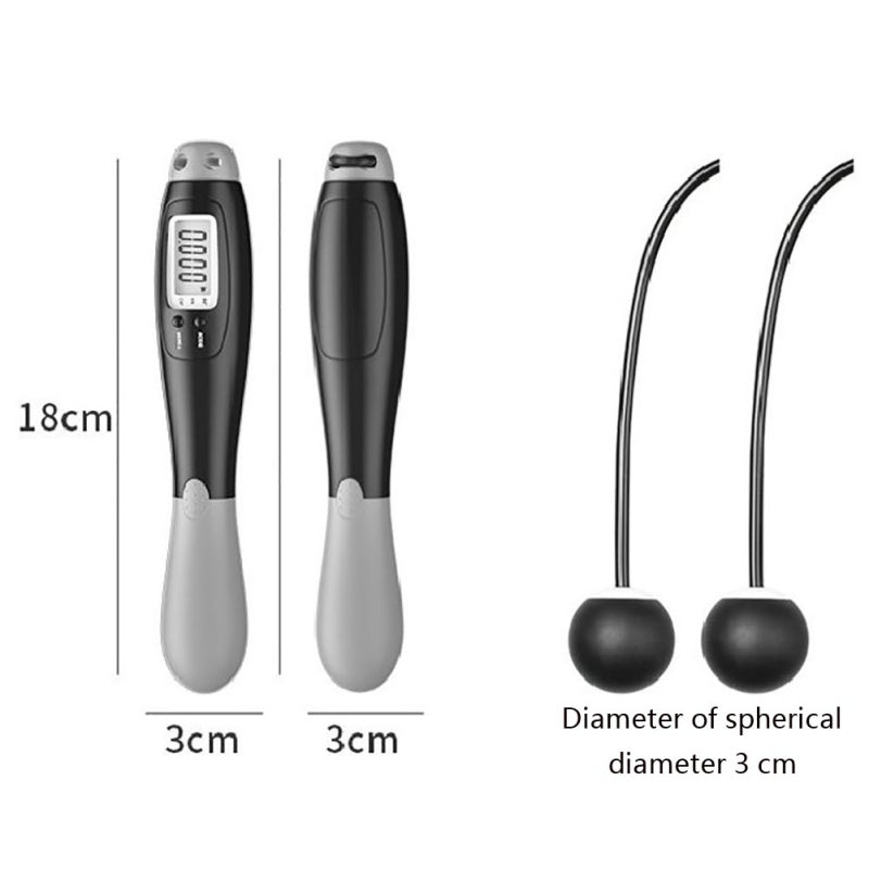 Cordless Smart Digital Jump Rope Wireless Fitness Calorie Tracker