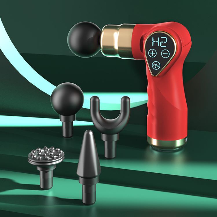 Hot Compress Folding Electric Massage Gun Muscle Relaxation Massager Tool