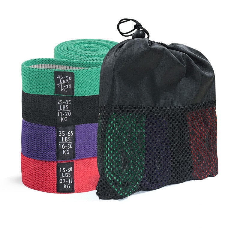 Fabric Long Resistance Bands Set For Pull-Up And Fitness Workouts