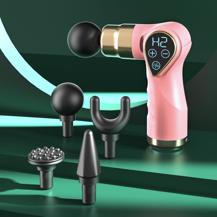 Hot Compress Folding Electric Massage Gun Muscle Relaxation Massager Tool