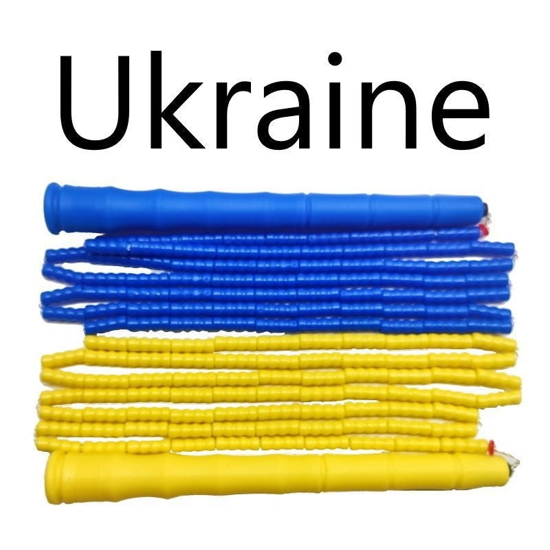 Bamboo Rope Soft Bead Adjustable Skipping Rope